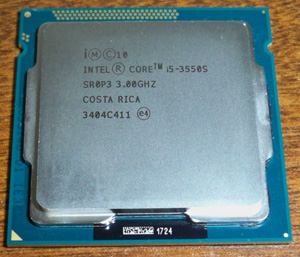 Cpu intel i5-3550s